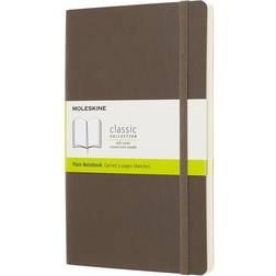 Moleskine Classic Soft Cover Notebooks earth brown 5 in. x 8 1 4 in. 240 pages, unlined