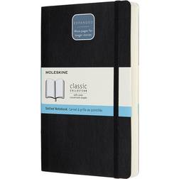 Moleskine Expanded Large Dotted Softcover Notebook: Black
