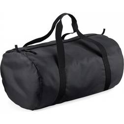 BagBase Packaway Barrel Bag BG150 Black/Black One Size Colour: Black/B