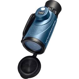 Barska Optics AA11442 7X42 WP Monocular- Deep Sea- w/Internal Rangefinder & Compass- FMC- Blue Lens