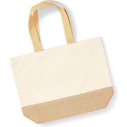 Westford Mill Jute Base Canvas Tote