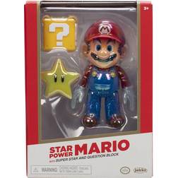 JAKKS Pacific Super Mario Bros Star Power Mario Gold figure 10cm