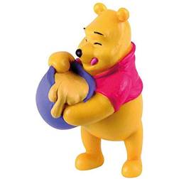 Bullyland 12340 Toy Figure, Walt Disney Winnie The Pooh With Honey Pot, Approx. 7 Cm