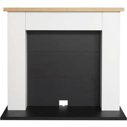 Adam Chester Electric Stove Fireplace in Pure White, 39 Inch