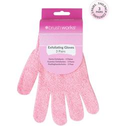 Brush Works Exfoliating Gloves 3 pcs