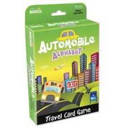 Automobile Alphabet Travel Card Game Travel