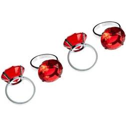 Premier Housewares Diamante Napkin Ring 4pcs