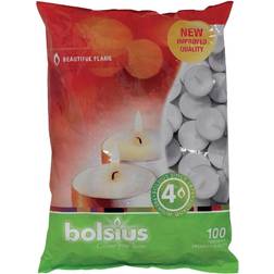 Bolsius 4 hour burning Tealights, Bag '100' Candle