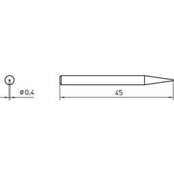 Weller 4SPI15210-1 Soldering tip Needle-shaped Tip