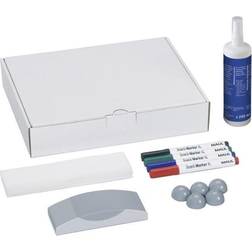 Maul Whiteboard accessory set 6386099 Box containing 4 markers, eraser, cleaner, 5 magnets (spherical)