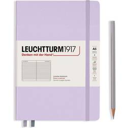 Leuchtturm1917 Ruled Hardbound Notebook Lilac, 5-3/4" x 8-1/4"