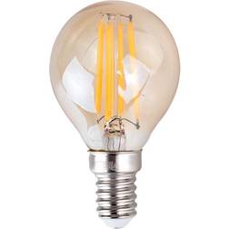 MiniSun 4W SES/E14 Filament Golfball Bulb in Amber