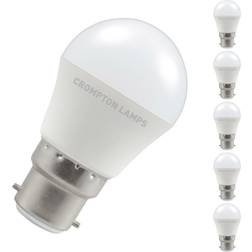 Crompton LED Thermal Plastic Round 5W 2700K Dimmable BC-B22d