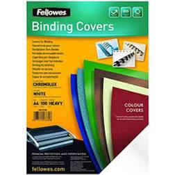 Fellowes 5378006 Binding Cover Chromolux Card with Leather Texture A4
