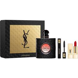 Yves Saint Laurent Black Opium Gift Set EdP 50ml + Volume Effet Faux Cils Mascara #01 + Mini Rouge Pur Couture Lipstick #01 Le Rouge