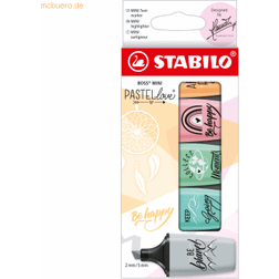 Stabilo Pastel Love Highlighter Mini Metallic Pack of 5