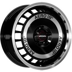 Ronal R50 Aero Black Front Cut 8x18 5/100 ET35 B68