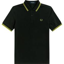Fred Perry Twin Tipped Polo Shirt - Dark Green