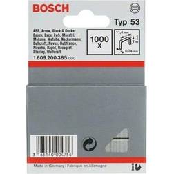 Bosch Professional 1609200365 Fine Wire Staples Type 54 114x074x8, 114 x 074 x 8 mm