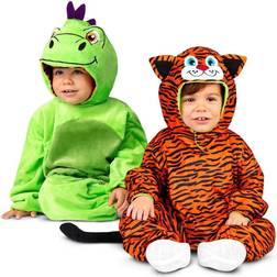 My Other Me Tiger Reversible Dragon Costume for Children