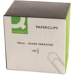 Q-CONNECT Giant No Tear Paperclips 50mm (Pack of 1000)