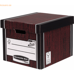 Presto Premium Archive Box Woodgrain (Pack-10) Brown R Kive Basics