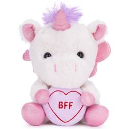 Posh Paws Swizzels Love Hearts 20cm BFF Unicorn Soft Toy