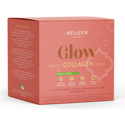 Wellexir Glow Beauty Collagen Drink Peach Ice Tea 6g 30 pcs