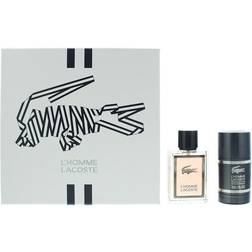 Lacoste L'Homme Gift Set EDT 75g Deodorant Stick