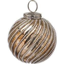 Hill Interiors The Noel Collection Burnished Jewel Swirl Large Bauble Christmas Tree Ornament 8cm