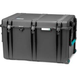 HPRC 2800WCUB Wheeled Resin Hard Case with Cubed Foam, Black with Blue Handle