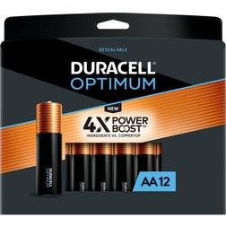 Duracell Optimum Alkaline AA 12-pack