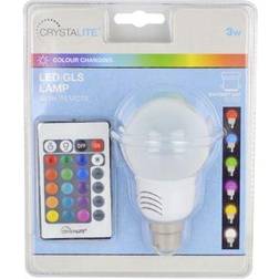 Status 3 Watt BC LED Colour Changing GLS Bulb White