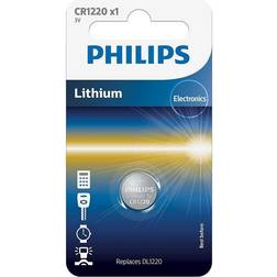 Philips Lithium Button Cell Blister of 1 Type CR1220
