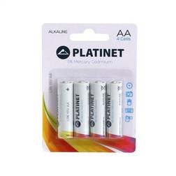 Platinet Alkaline Pro AA Batterier 4-pack