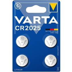 Varta CR2025 Lithium Coin 4 pcs