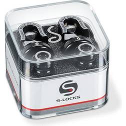 Schaller S-Locks Strap Locks Black Chrome