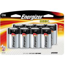 Energizer Max Alkaline D 8pcs