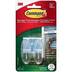 Command Outdoor Window Picture Hook 6pcs