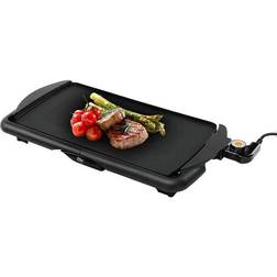 Edm Flat grill plate Black 2000 W