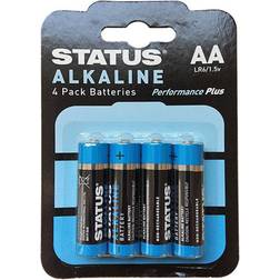 Status AA Alkaline LR6 1.5V Batteries 4pcs