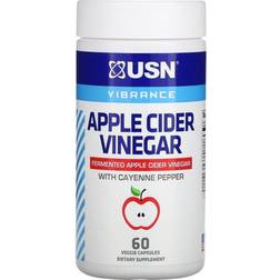 USN Apple Cider Vinegar with Cayenne Pepper, 60 Veggie Capsules