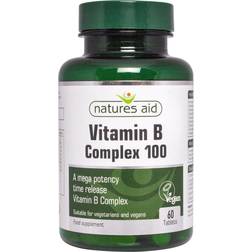 Natures Aid Mega Potency Vitamin B Complex, 60 Tablets 60 pcs