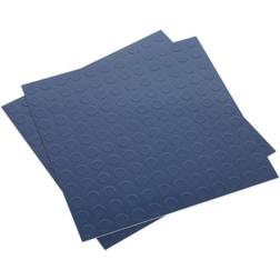 Sealey Vinyl Floor Tile with Peel & Stick Backing Blue Coin, Pack of 16