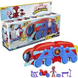 Hasbro Marvel Spidey & His Amazing Friends Spider Crawl R 2 in 1 Headquarters Playset