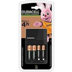 Duracell High Speed Battery Charger with 2 x AA and 2 x AAA Batteries