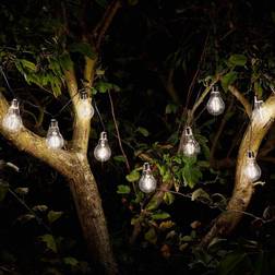 Smart Garden Solar Power Eureka Retro Lightbulbs LED String Lights 3.8m
