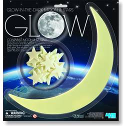 4M Glow in the Dark Large Moon and Stars