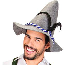 Widmann Oktoberfest Hat with Feather Pointed