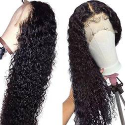 UNice Lace Frontal Natural Pre-Plucked Long Curly Wig